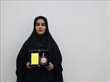 انتخاب دانشجوی  کارشناسی ارشد شیمی کاربردی دانشگاه شهید مدنی آذربایجان به‌عنوان جوان برتر استان در حوزه دانش بنیان و علمی